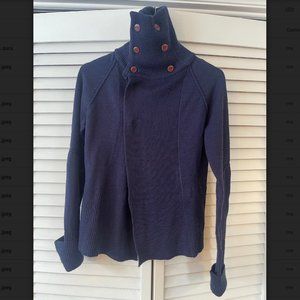 Women's G Star Raw Navy Turtle Neck Sweater Size M
